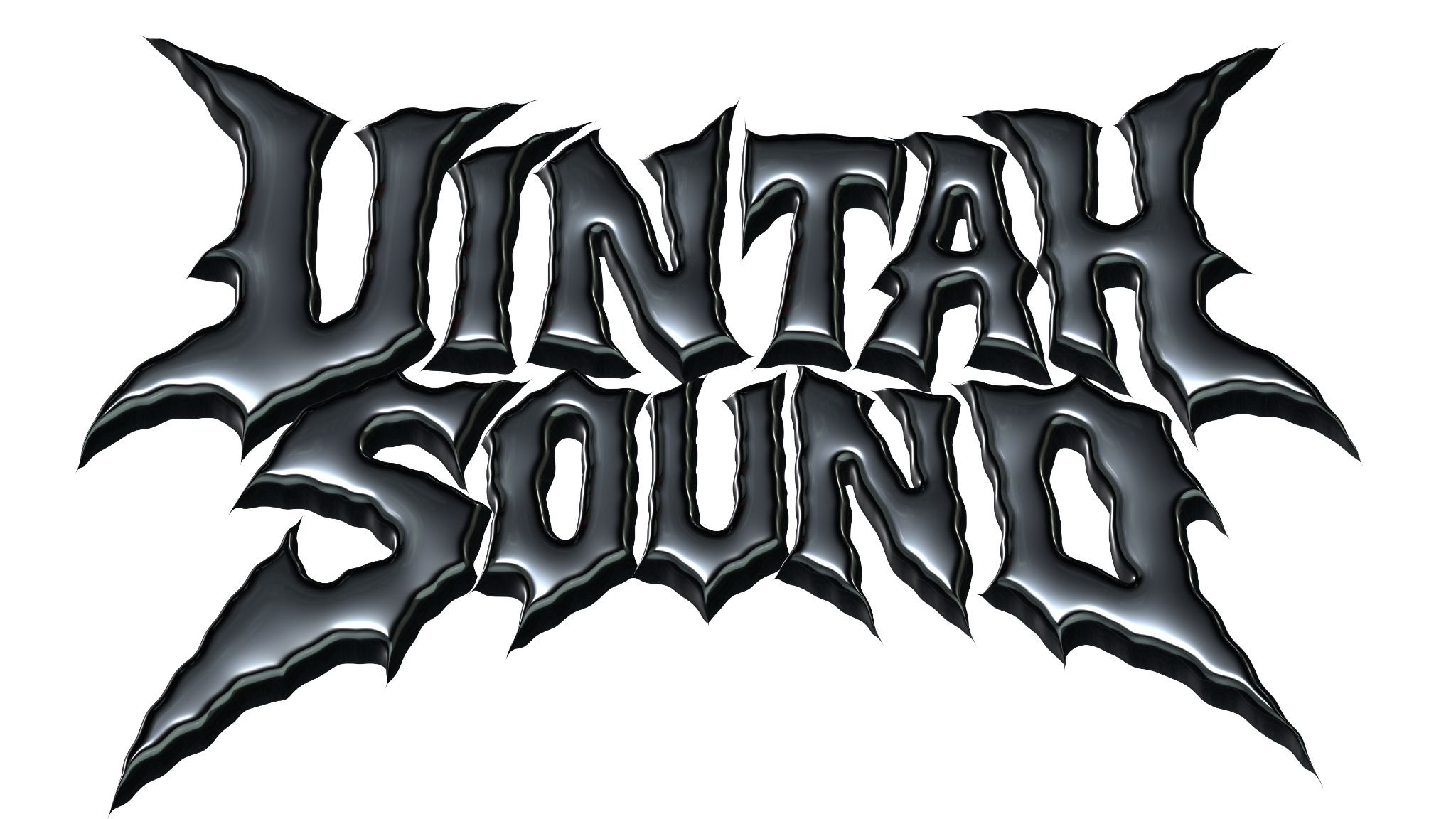 Uintah Sound black metallic logo